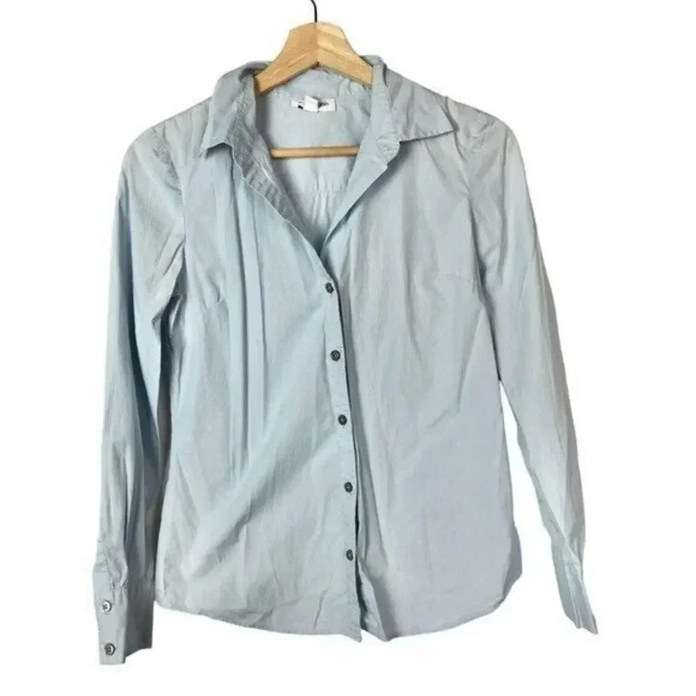 Calvin Klein Light Blue Office Long Sleeve Button Down XS